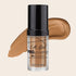 L.A. Girl Pro Coverage HD Illuminating Foundation in Beige, 28 ml bottle with black cap and matching beige foundation swatch.