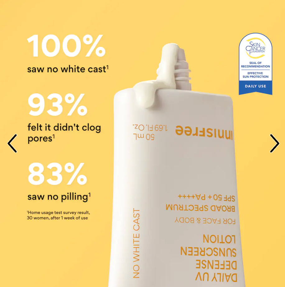 innisfree Daily UV Defense Sunscreen SPF 36